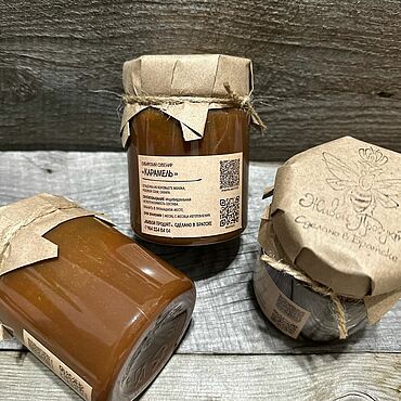 Сувениры и подарки ручной работы. Ярмарка Мастеров - ручная работа Сгущенка. Сибирский сувенир "Карамель". Handmade.