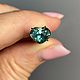 Натуральный полихромный сапфир 1.7 ct. Кольца. Елена. Интернет-магазин Ярмарка Мастеров.  Фото №2