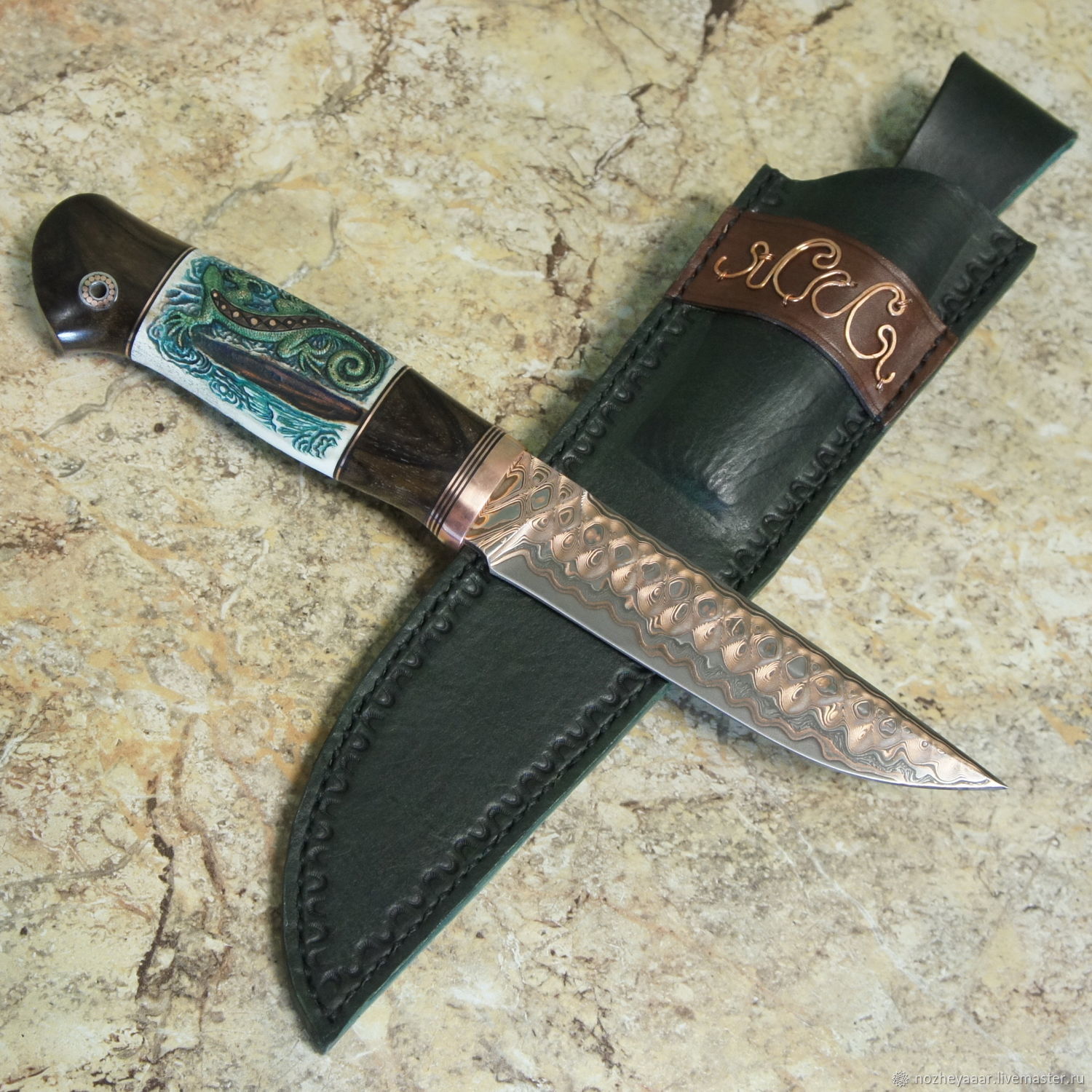 Author's knife " Mistress of the Copper mountain" купить на Ярмарке