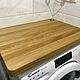 Столешница для ванной из цельноламельного дуба 390. Элементы интерьера. Тимбердизайн. Интернет-магазин Ярмарка Мастеров.  Фото №2
