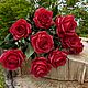 Красные розы из полимерной глины (холодного фарфора), Цветы, Рыбное,  Фото №1