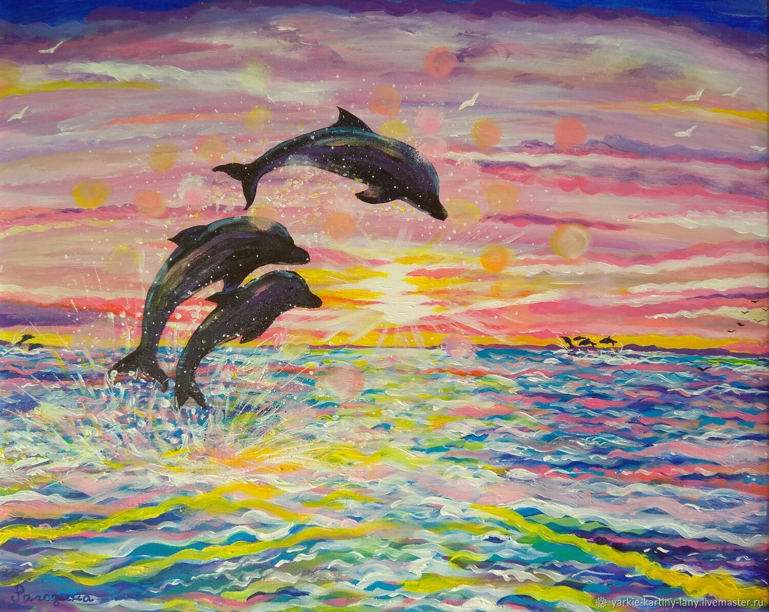 Картины с дельфинами