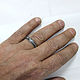 Обручальное кольцо из серебра с восточной гравировкой ручной работы, Обручальные кольца, Стамбул,  Фото №1