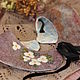 Removable collar with embroidery ' Sea fog''. Collars. Katherine Markina (markinaek). My Livemaster. Фото №4