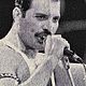 Заказать Вышитая крестом картина Фредди Меркьюри, Freddie Mercury embroidery. Юлиания. Ярмарка Мастеров. . Картины Фото №3