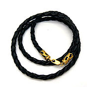 Украшения handmade. Livemaster - original item Choker, cord, gaitan leather 6 mm. Handmade.