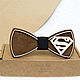 Superman Wooden bow tie, wooden bow Tie, Ties, Rostov-on-Don,  Фото №1