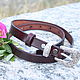 Order Women's leather belt 'Rose Marie'. CRAZY RHYTHM bags (TP handmade). Livemaster. . Straps Фото №3