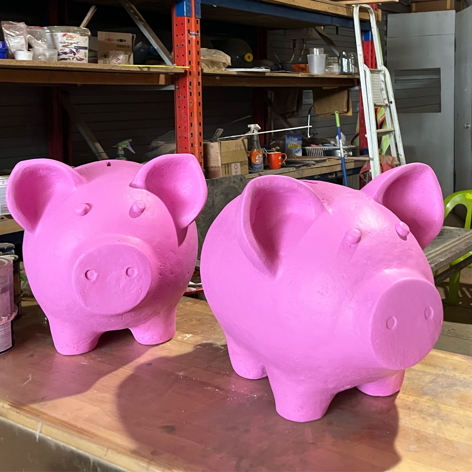 Копилка Свинья 50 см – заказать на Ярмарке Мастеров – QNME0RU | Кашпо ...