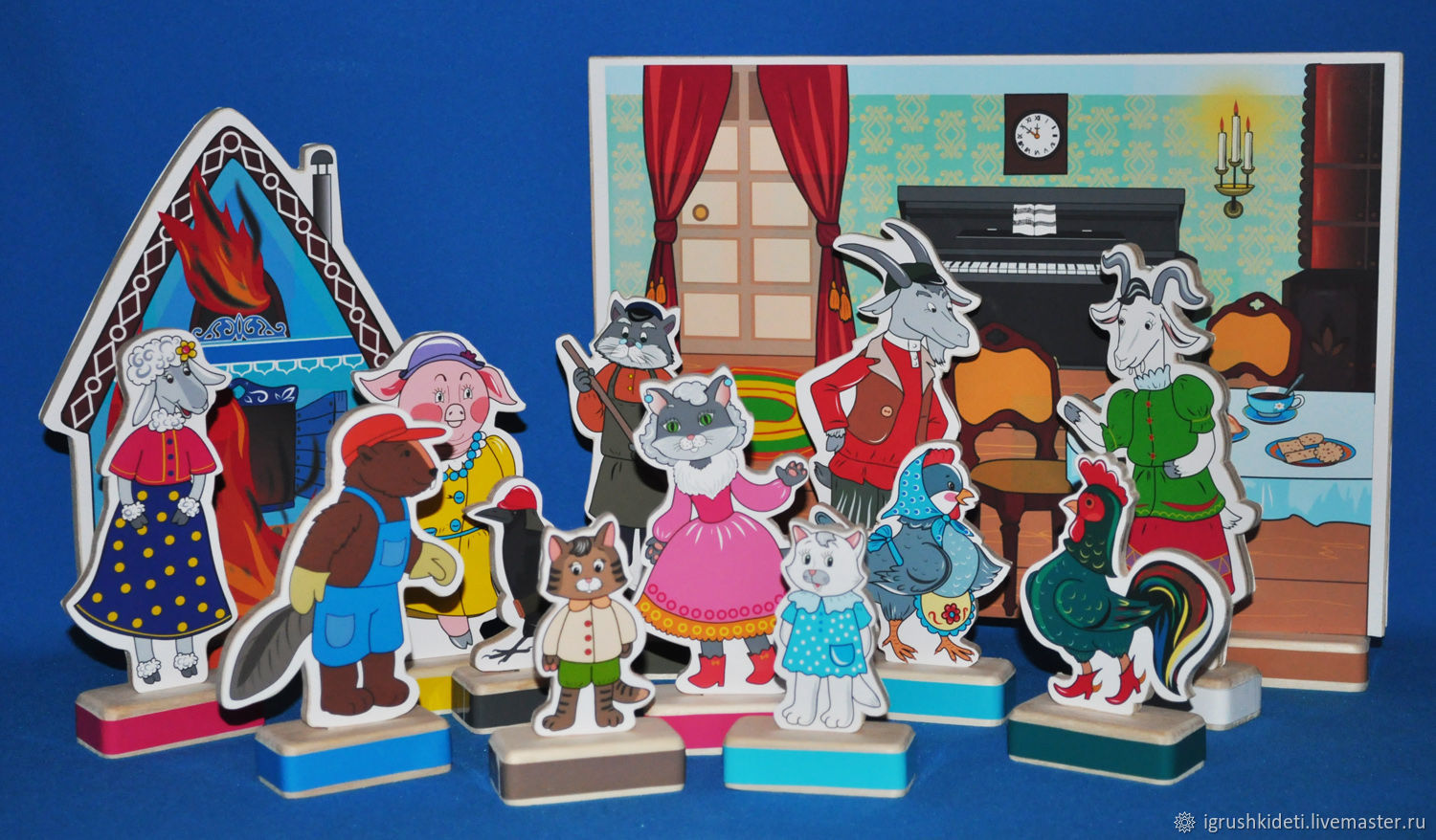Кукольный театр своими руками из бумаги: 50 шаблонов для печати