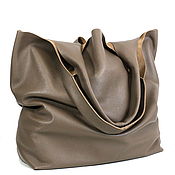 Сумки и аксессуары handmade. Livemaster - original item Oversize Bag Huge Bag Leather Bag-Popper-Hand Luggage. Handmade.