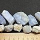 Голубой агат халцедон сапфирин бусины фриформ, Бусины, Москва,  Фото №1