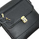 Men's bag: Men's Black Leather Camelot Mod Bag. C75-112. Men\'s bag. Natalia Kalinovskaya. My Livemaster. Фото №4