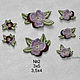 embroidery Flowers pansies
