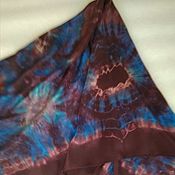 Винтаж handmade. Livemaster - original item Handkerchief Bordeaux silk batik, vintage Germany. Handmade.