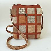 Сумки и аксессуары handmade. Livemaster - original item Women`s summer bag red, leather, patchwork, bag for summer, 325. Handmade.