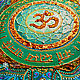 Order Amber Mandala with Gayatri mantra on canvas. veronika-suvorova-art. Livemaster. . Pictures Фото №3