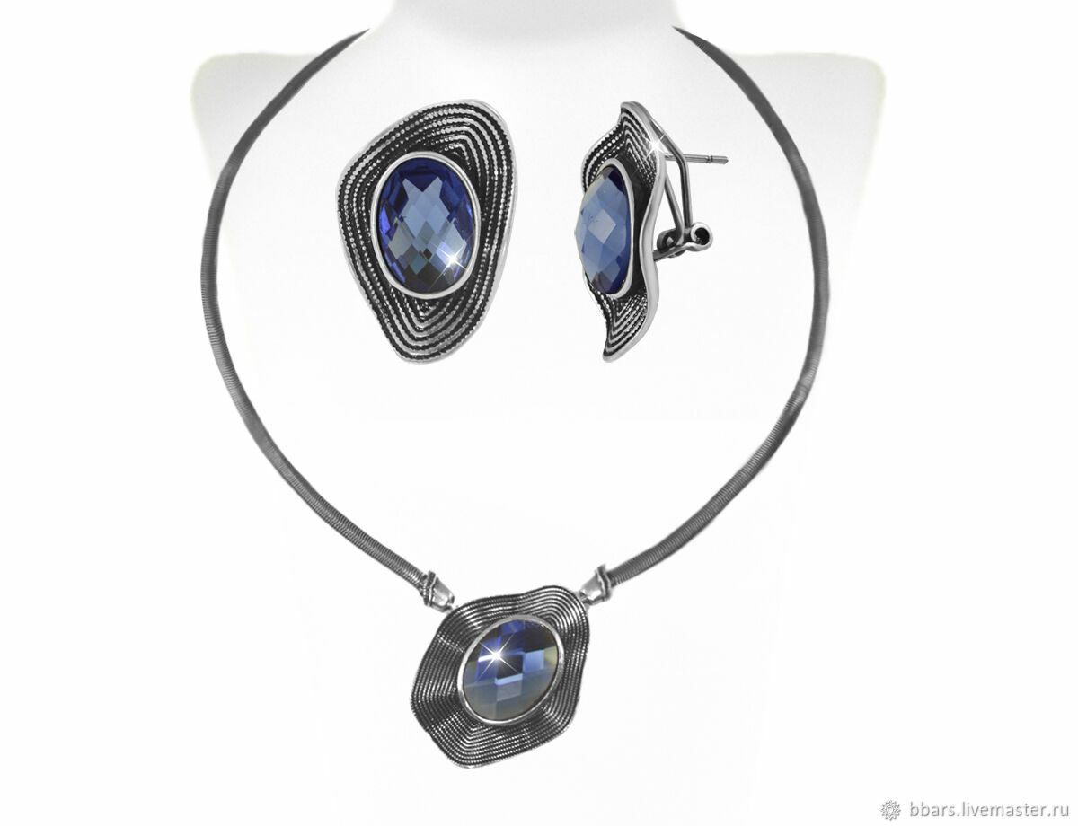 Бижутерия - комплект Серьги и колье - красивые украшения купить в ...