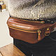 Brown leather Waist Bag. Waist Bag. G.L.A.D.. Online shopping on My Livemaster.  Фото №2