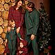 Order Pajamas for boys or girls ' Christmas cage'. Alexandra Maiskaya. Livemaster. . Pajamas and robes Фото №3