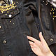 Джинсовая куртка с Майклом Джексоном. Куртки. Евгения Савинова. Ярмарка Мастеров.  Фото №5