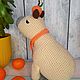 Вязаная игрушка Капибара с мандаринкой на голове. Амигуруми куклы и игрушки. Вязаные игрушки от Анастасии. Интернет-магазин Ярмарка Мастеров.  Фото №2