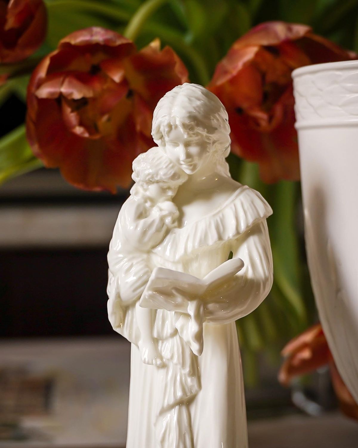 Винтаж Royal Worcester статуэтка мать с ребенком "Однажды…", Англия в интернетмагазине Ярмарка