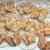 Украшения handmade. Livemaster - original item Birch bark butterfly brooch. Handmade.
