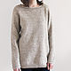 Sweater women knitted Latte with pigtails on the sleeves. Pullover Sweaters. CUTE-KNIT by Nata Onipchenko. My Livemaster. Фото №5