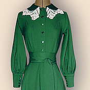 Одежда handmade. Livemaster - original item Long dress with wide skirt 