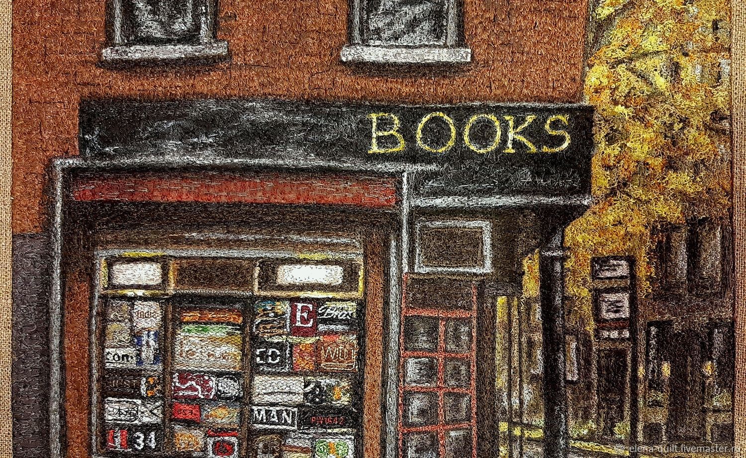 Картина Книжный магазин купить в интернет-магазине Ярмарка Мастеров по ...