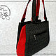 Order Bag with three departments Maki. Tera. Bags and backpacks with embr. Livemaster. . Classic Bag Фото №3