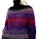 Джемпер "Fancy №8" из кидмохера на шелке. Джемперы. Ирина(shvilinka.knit). Ярмарка Мастеров.  Фото №6