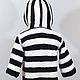 Knitted children's jacket with a hood made of plush yarn. Sweater Jackets. Vyazanye veschi ot Yulii i Tatyany (usknits). Ярмарка Мастеров.  Фото №5