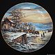 Plates 'Christmas sketches', Bernd Gagel, Germany, Vintage interior, Moscow,  Фото №1