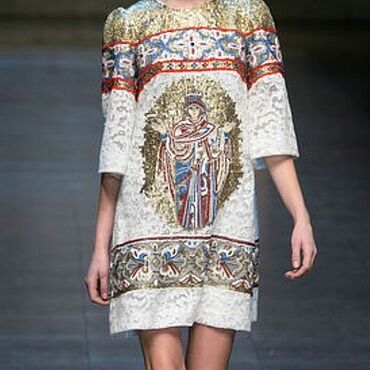 Винтаж ручной работы. Ярмарка Мастеров - ручная работа Винтаж: Платье Dolce & Gabbana Византия. Handmade.