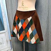 Одежда handmade. Livemaster - original item Skirt made of genuine leather. Handmade.
