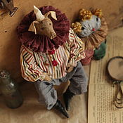 Куклы и игрушки handmade. Livemaster - original item interior doll: Circus pig. Handmade.