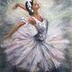 Картина из шерсти «Балерина», Картины, Санкт-Петербург,  Фото №1