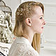wreath wedding. Twig for hair with rhinestones, Hair Decoration, Moscow,  Фото №1