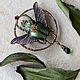 Order Brooch-pin: ' Scarabaeus ' modern, beetle. House Of The Moon Dew. Livemaster. . Brooches Фото №3