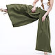 Linen skirt-trousers made of 100% linen, Skirts, Tomsk,  Фото №1