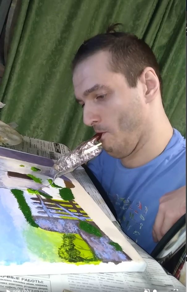 теперь рисую маслом