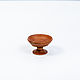 Cremanka (cuenco) en la pierna de madera cedro siberiano T116. Salad Bowl. ART OF SIBERIA. Интернет-магазин Ярмарка Мастеров.  Фото №2