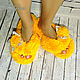 Order Slippers-shale 'Fluff'. Home Slippers from VESTAliya. Livemaster. . Slippers Фото №3