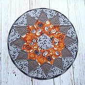 Для дома и интерьера handmade. Livemaster - original item Table napkin round patchwork 