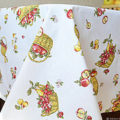 Для дома и интерьера handmade. Livemaster - original item TABLECLOTHS: Tablecloth Apples and pears. Handmade.