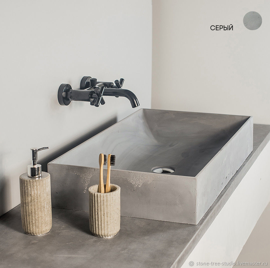 Раковина из бетона Лофт стиль купить в интернет-магазине Ярмарка ...