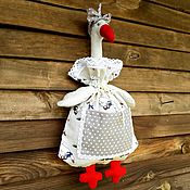 Для дома и интерьера handmade. Livemaster - original item Store things: Goose- bag holder for storing packages and small items.. Handmade.