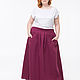 Order 100% linen boho skirt. etnoart. Livemaster. . Skirts Фото №3